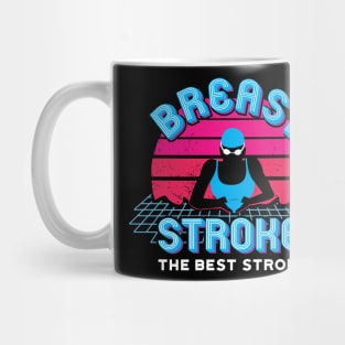 Girls Retro Breaststroke Fan Girls Swim Gift Mug